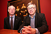 Die Ausstallungs-Kuratoren Dr. Pieter Biesboer, Dr. Roger Diederen (Foto: Martin Schmitz